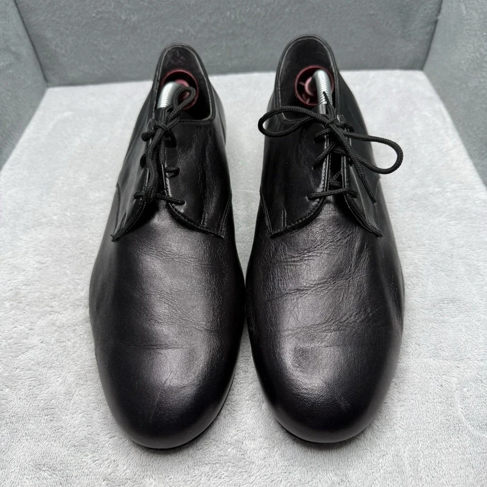 Supadance Men's Ballroom Dance Shoes UK 10.5 US 11.5 Black Leather Suede England